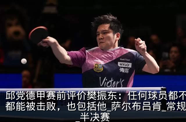 邱党德甲赛前评价樊振东:任何球员都不是神都能被击败,也包括他_萨尔布吕肯_常规赛_半决赛
