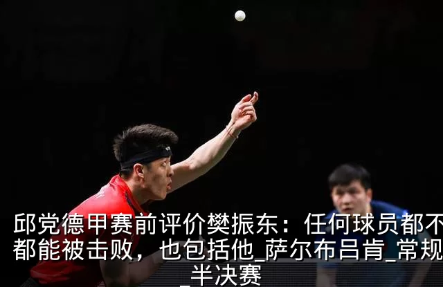 邱党德甲赛前评价樊振东:任何球员都不是神都能被击败,也包括他_萨尔布吕肯_常规赛_半决赛